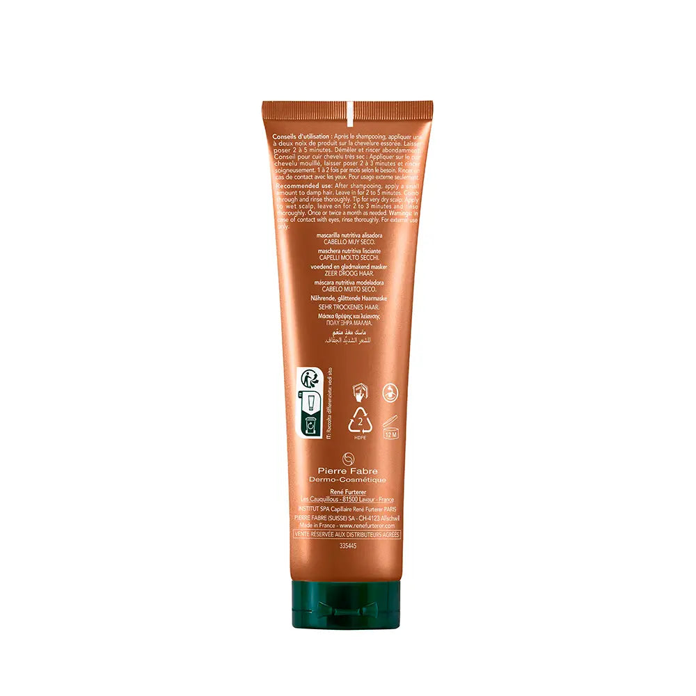 RENE FURTERER-SUBLIME KARITÉ Máscara alisadora nutritiva para cabelos muito secos 100 ml-DrShampoo - Perfumaria e Cosmética