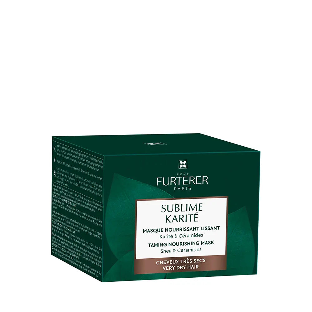 RENE FURTERER-SUBLIME KARITÉ Máscara alisadora nutritiva para cabelos muito secos 200 ml-DrShampoo - Perfumaria e Cosmética