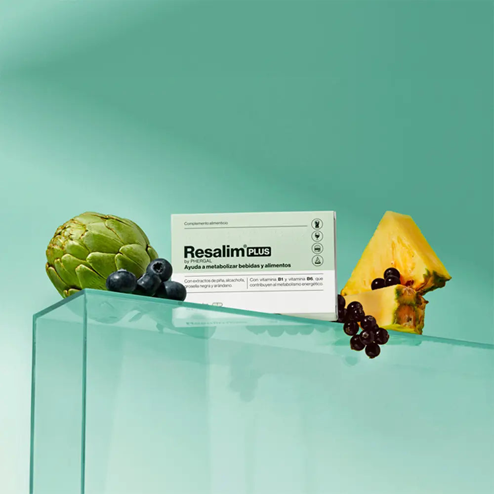 RESALIM-RESALIM PLUS, suplemento alimentar metabolizador para bebidas e alimentos, 10 cápsulas.-DrShampoo - Perfumaria e Cosmética