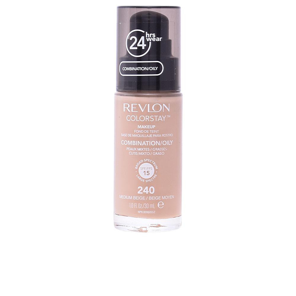 REVLON-Base COLORSTAY pele mista a oleosa 240 bege médio-DrShampoo - Perfumaria e Cosmética