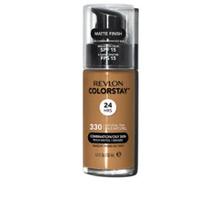 REVLON-Base COLORSTAY pele mista a oleosa 330 bronzeado natural-DrShampoo - Perfumaria e Cosmética