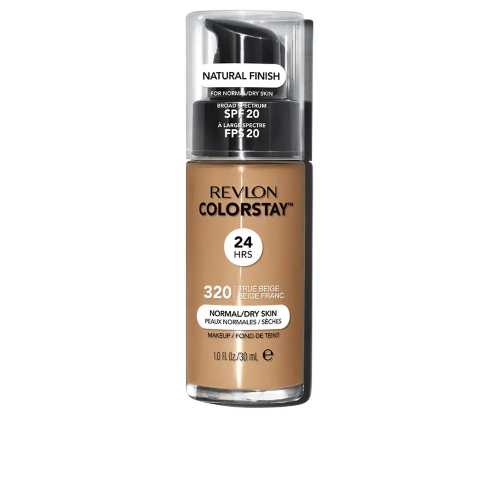REVLON-Base COLORSTAY pele seca normal 320 true beige 30 ml-DrShampoo - Perfumaria e Cosmética