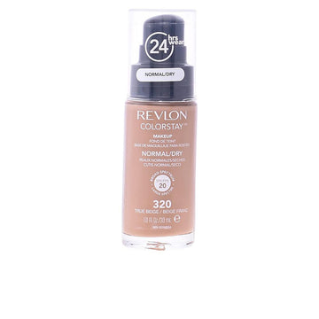 REVLON-Base COLORSTAY pele seca normal 320 true beige 30 ml-DrShampoo - Perfumaria e Cosmética Imagem principal do produto