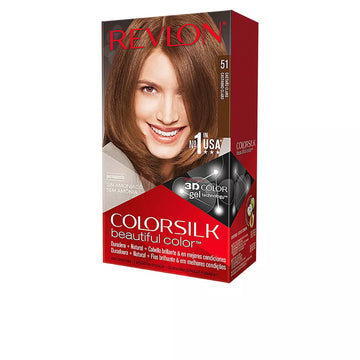 REVLON-COLORSILK corante 51 castanho claro-DrShampoo - Perfumaria e Cosmética Imagem principal do produto