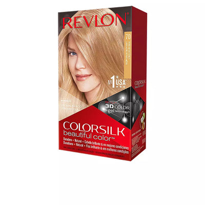 REVLON-COLORSILK corante 70 loiro cinza médio-DrShampoo - Perfumaria e Cosmética