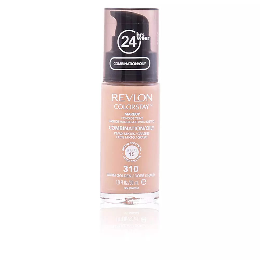 REVLON-COLORSTAY base combinação pele oleosa 310 quente dourado-DrShampoo - Perfumaria e Cosmética