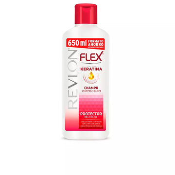REVLON-FLEX KERATIN shampoo cabelos pintados e com madeixas 650 ml-DrShampoo - Perfumaria e Cosmética Imagem principal do produto