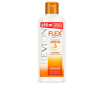 REVLON-FLEX KERATIN shampoo nutritivo óleo de argan 650 ml-DrShampoo - Perfumaria e Cosmética Imagen principal del producto