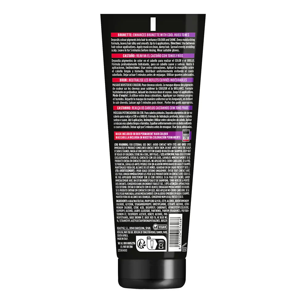 REVLON-MÁSCARA REALÇADORA DE COR COLORSTAY CASTANHO 125 ml.-DrShampoo - Perfumaria e Cosmética