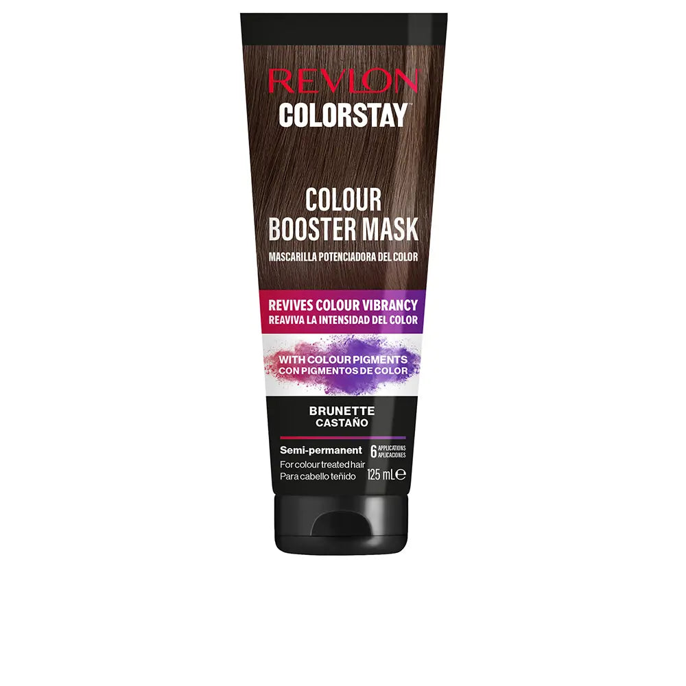 REVLON-MÁSCARA REALÇADORA DE COR COLORSTAY CASTANHO 125 ml.-DrShampoo - Perfumaria e Cosmética