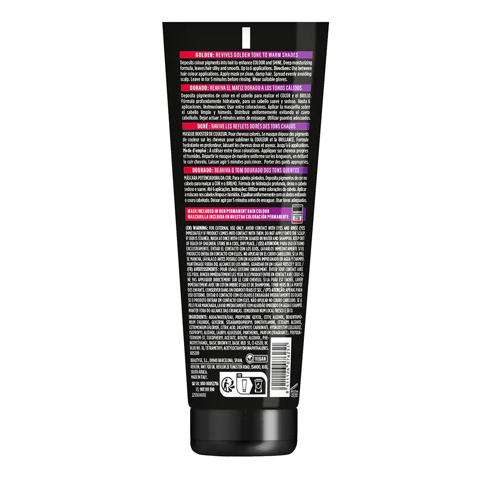 REVLON-MASKA COLORSTAY PARA REALCE DE COR DOURADA 125 ML-DrShampoo - Perfumaria e Cosmética