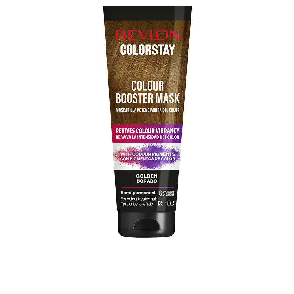 REVLON-MASKA COLORSTAY PARA REALCE DE COR DOURADA 125 ML-DrShampoo - Perfumaria e Cosmética