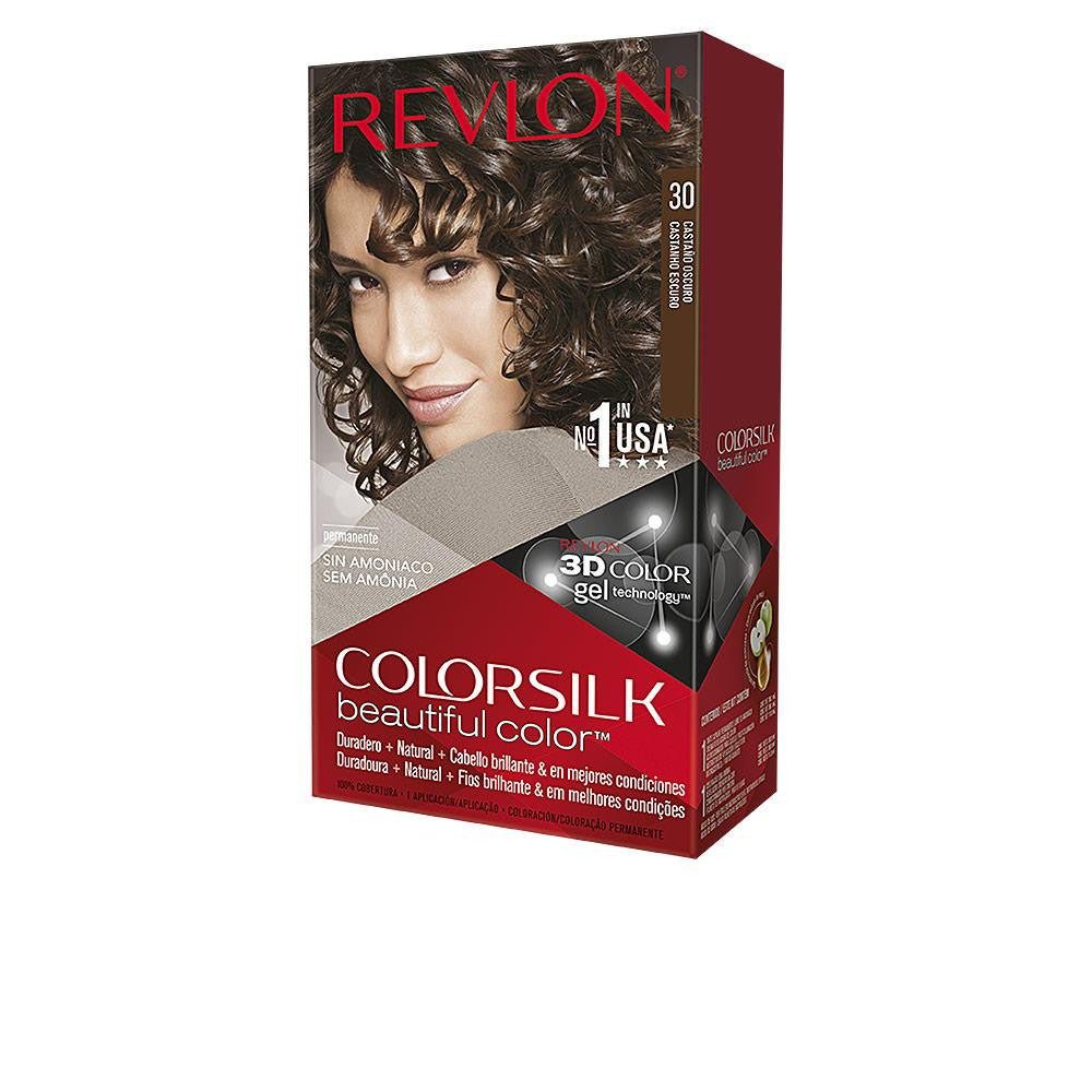 REVLON MASS MARKET-COLORSILK corante 30 marrom escuro-DrShampoo - Perfumaria e Cosmética