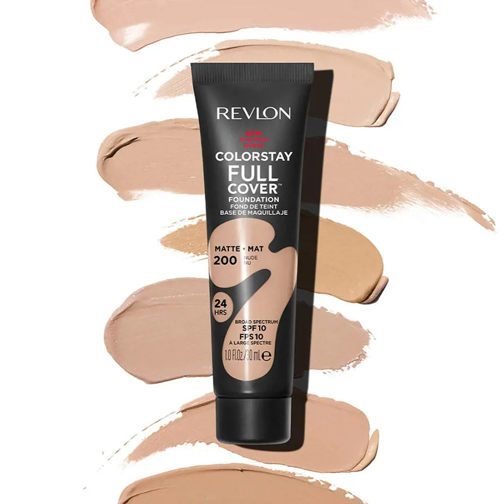 REVLON MASS MARKET-COLORSTAY FULL COVER foundation 200 nude 30 ml-DrShampoo - Perfumaria e Cosmética