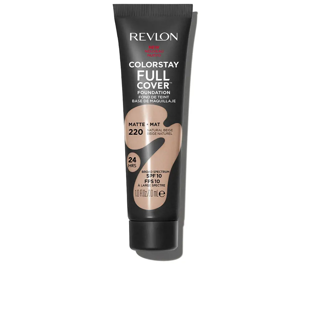 REVLON MASS MARKET-COLORSTAY FULL COVER foundation 220 natural beige 30 ml-DrShampoo - Perfumaria e Cosmética
