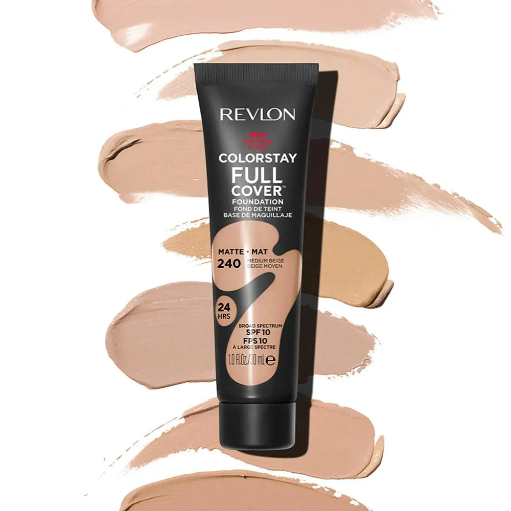 REVLON MASS MARKET-COLORSTAY FULL COVER foundation 240 medium beige 30 ml-DrShampoo - Perfumaria e Cosmética