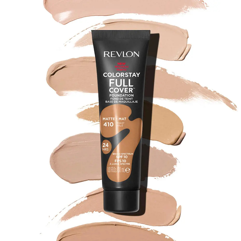 REVLON MASS MARKET-COLORSTAY FULL COVER foundation 410 toast 30 ml-DrShampoo - Perfumaria e Cosmética