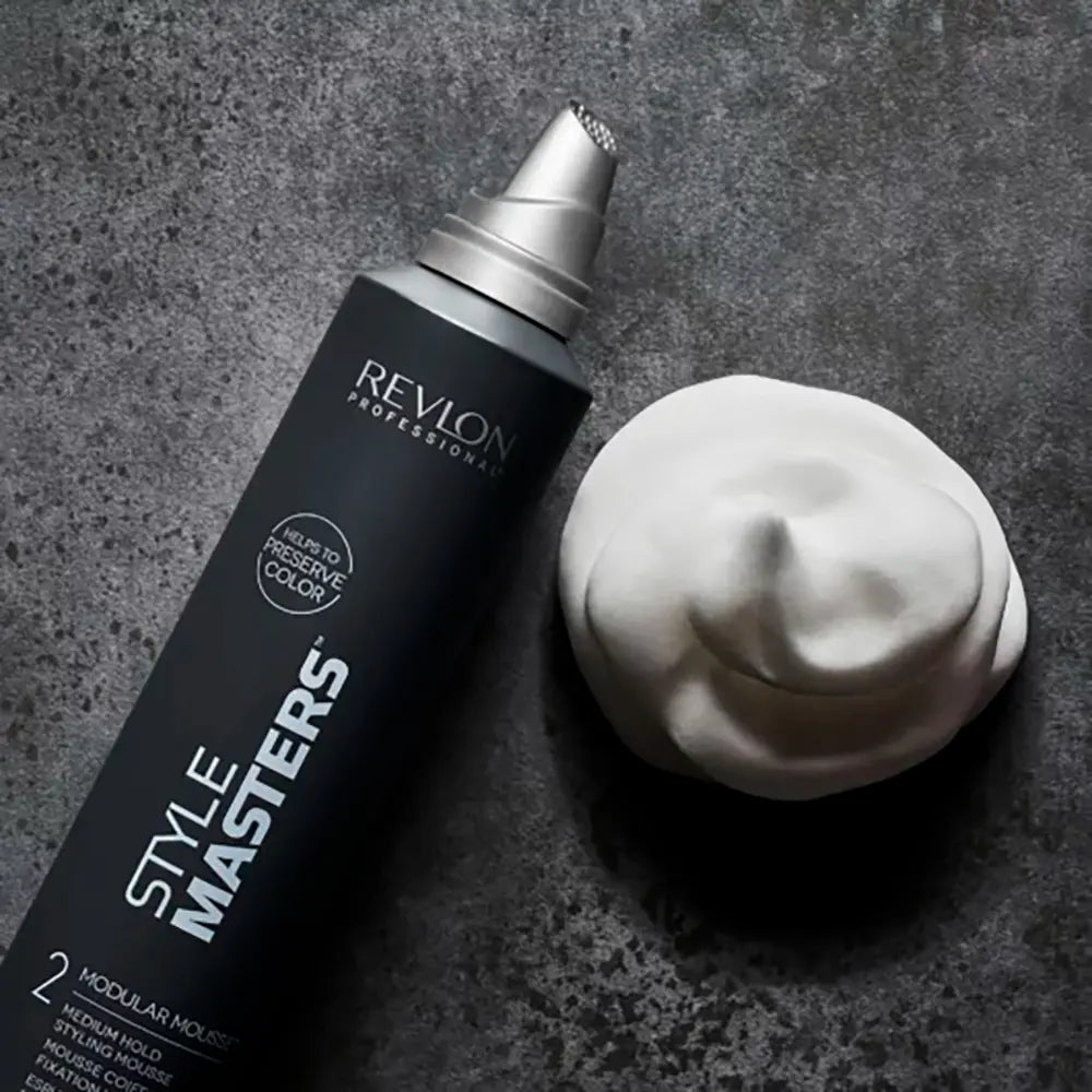 REVLON-Mousse modeladora modular de 300 ml da linha STYLE MASTERS.-DrShampoo - Perfumaria e Cosmética