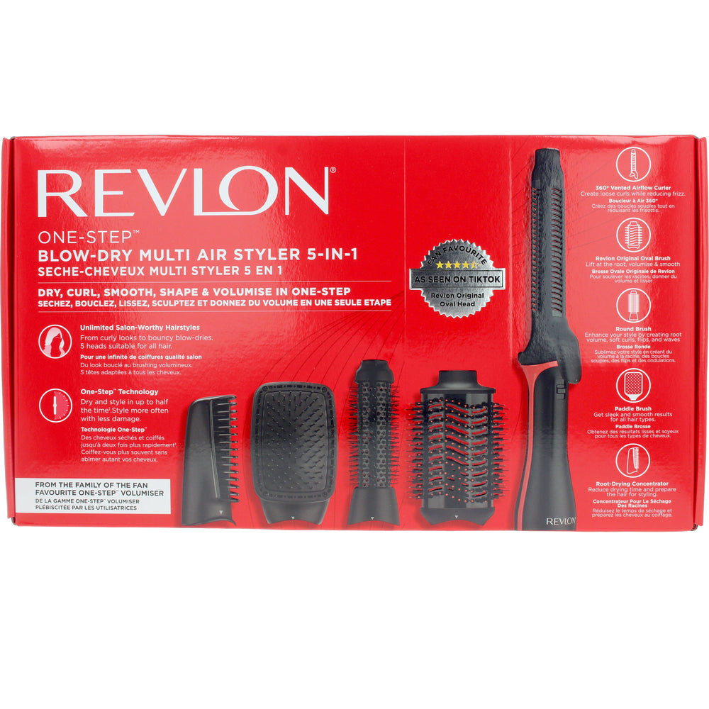 REVLON-ONE-STEP MULTI AIR STYLER 5 EM 1 COM CASE 5 pcs.-DrShampoo - Perfumaria e Cosmética
