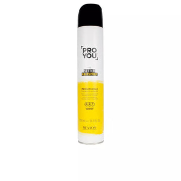 REVLON-PROYOU laca fixadora média 500 ml-DrShampoo - Perfumaria e Cosmética Imagem principal do produto