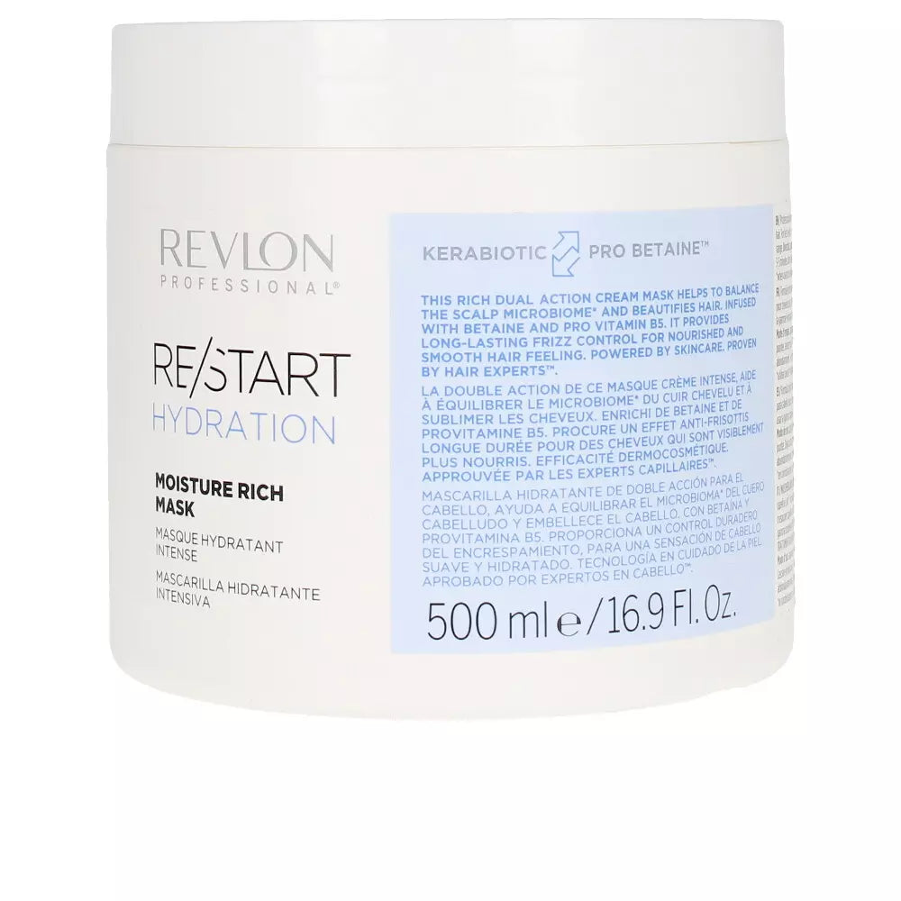 REVLON-RE-START máscara rica em hidratação 500 ml-DrShampoo - Perfumaria e Cosmética