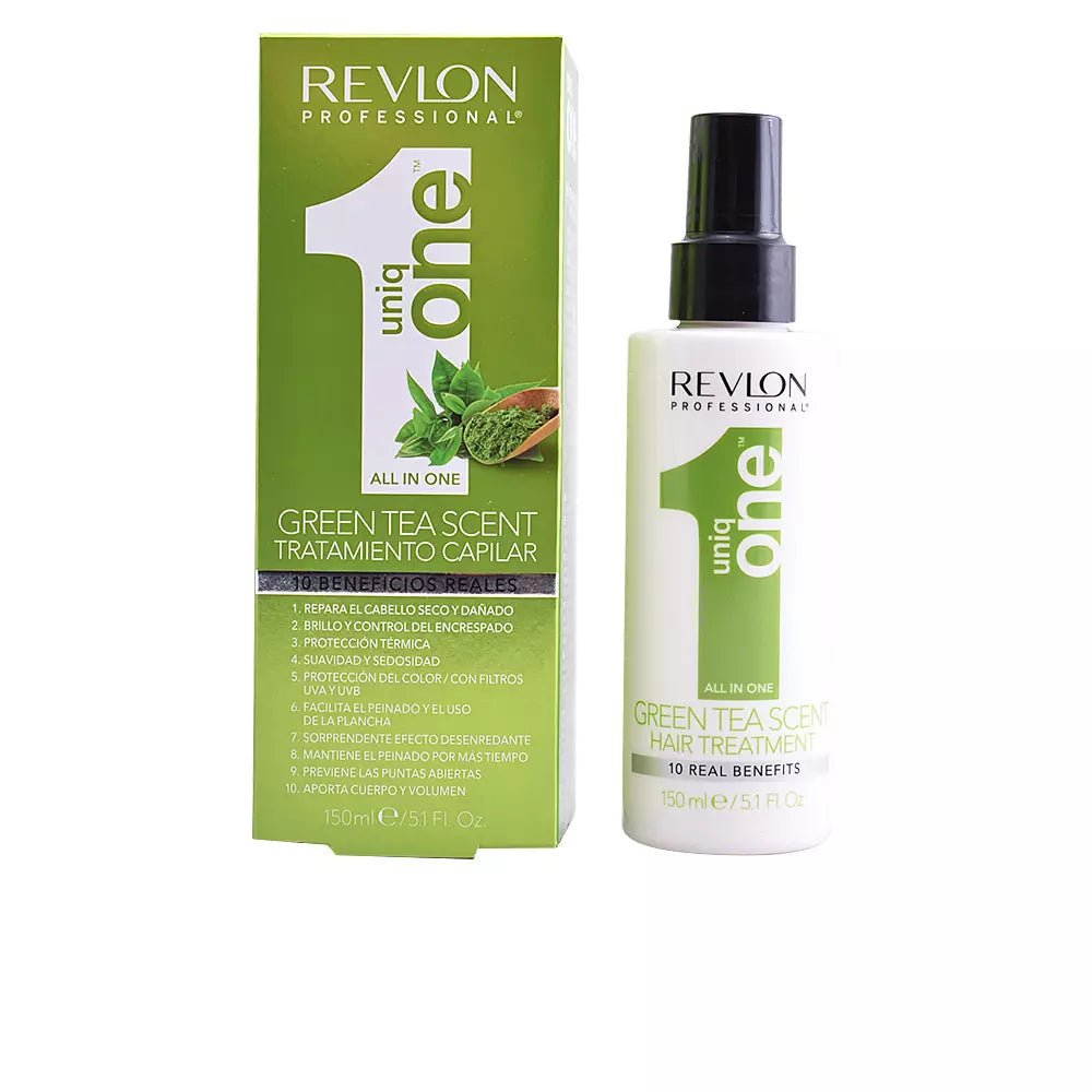 REVLON-UNIQ ONE CHÁ VERDE tudo em um tratamento capilar 150 ml-DrShampoo - Perfumaria e Cosmética