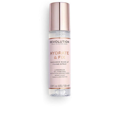 REVOLUTION MAKE UP-HYDRATE FIX radiance make up fixing spray 100 ml-DrShampoo - Perfumaria e Cosmética