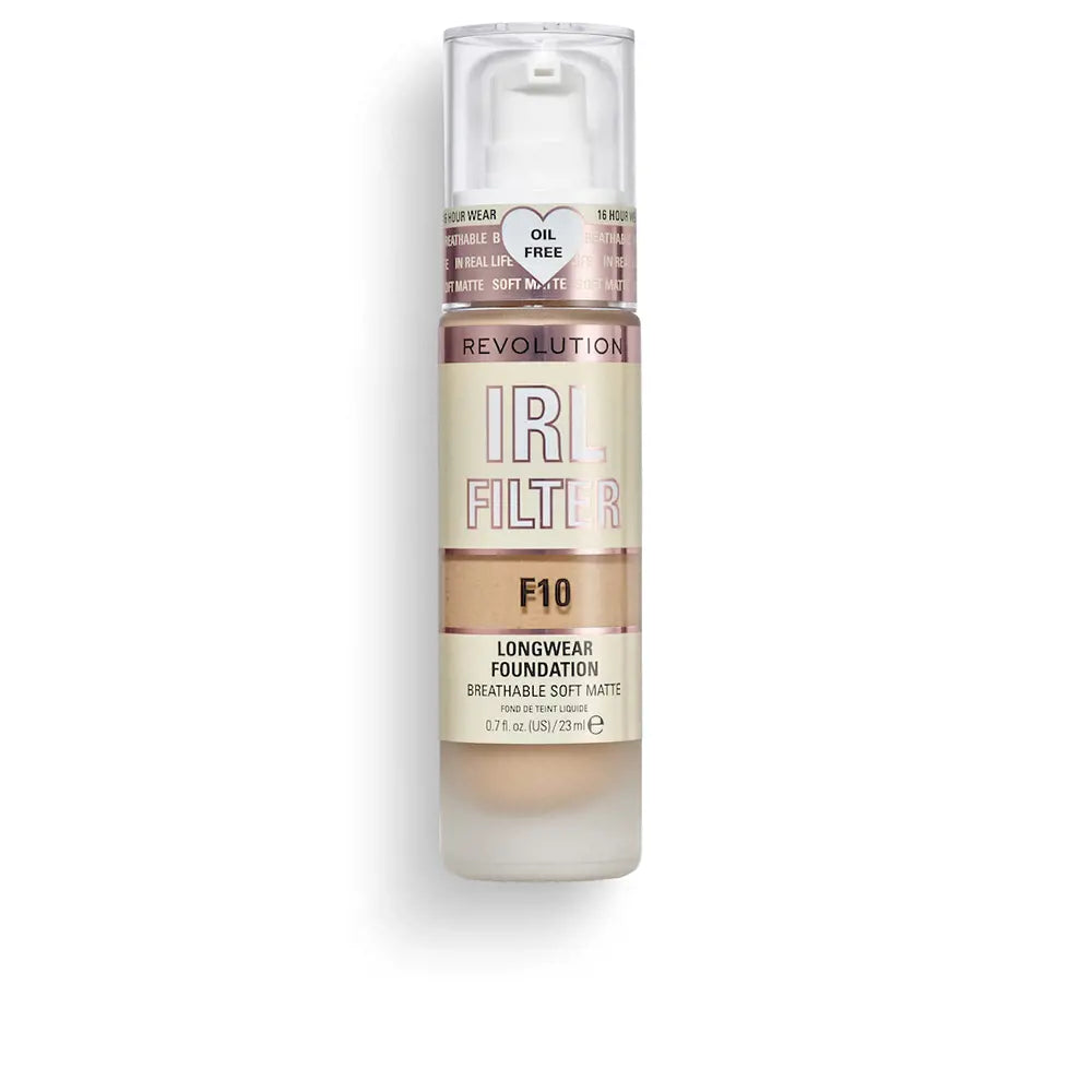 REVOLUTION MAKE UP-IRL FILTER longwear foundation #F10 23 ml-DrShampoo - Perfumaria e Cosmética
