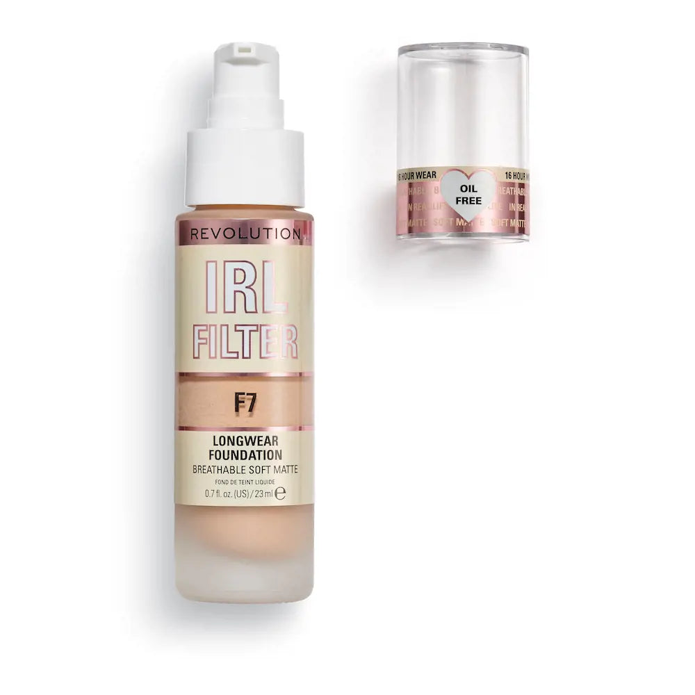 REVOLUTION MAKE UP-IRL FILTER longwear foundation #F7 23 ml-DrShampoo - Perfumaria e Cosmética