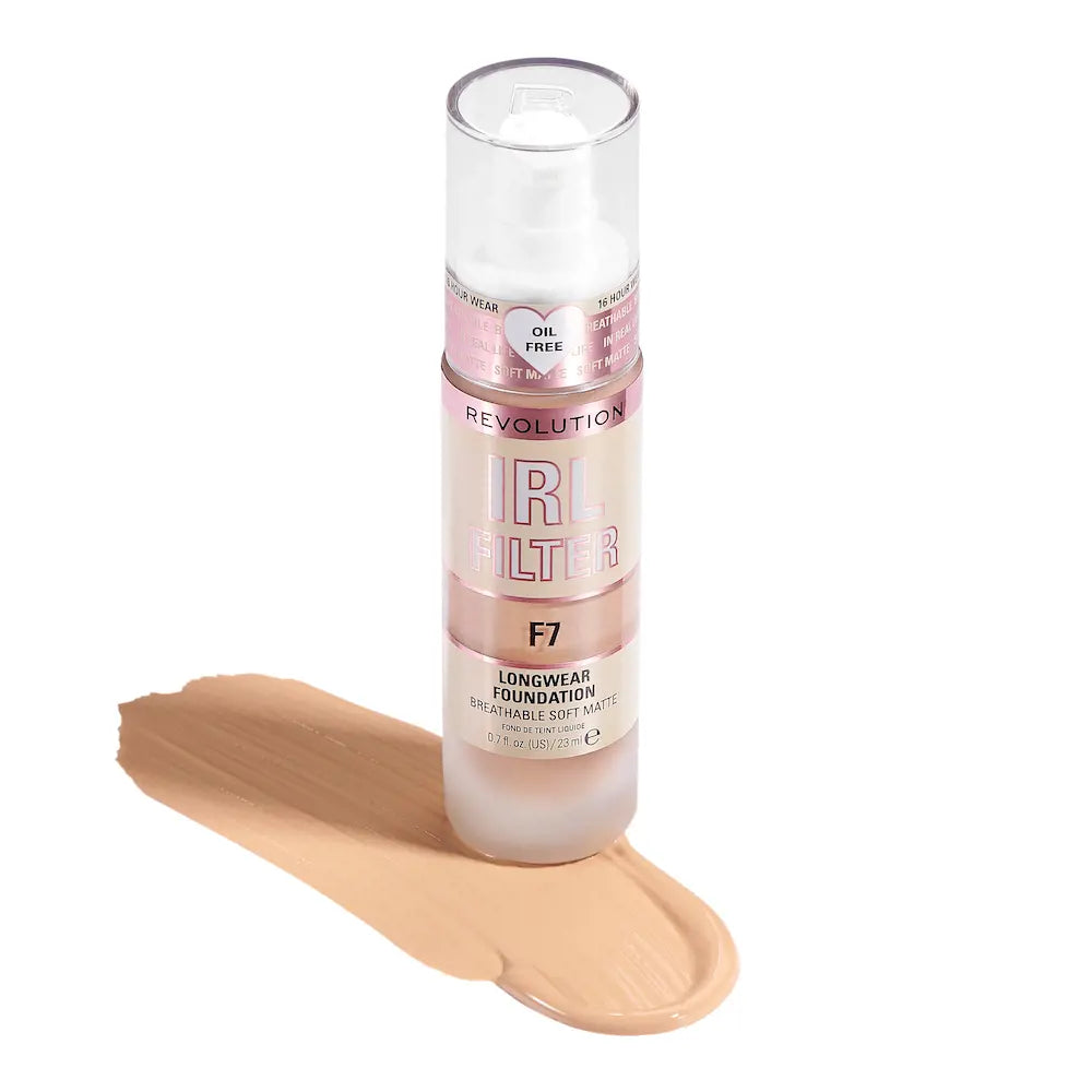 REVOLUTION MAKE UP-IRL FILTER longwear foundation #F7 23 ml-DrShampoo - Perfumaria e Cosmética
