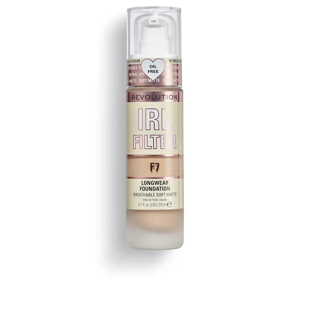 REVOLUTION MAKE UP-IRL FILTER longwear foundation #F7 23 ml-DrShampoo - Perfumaria e Cosmética