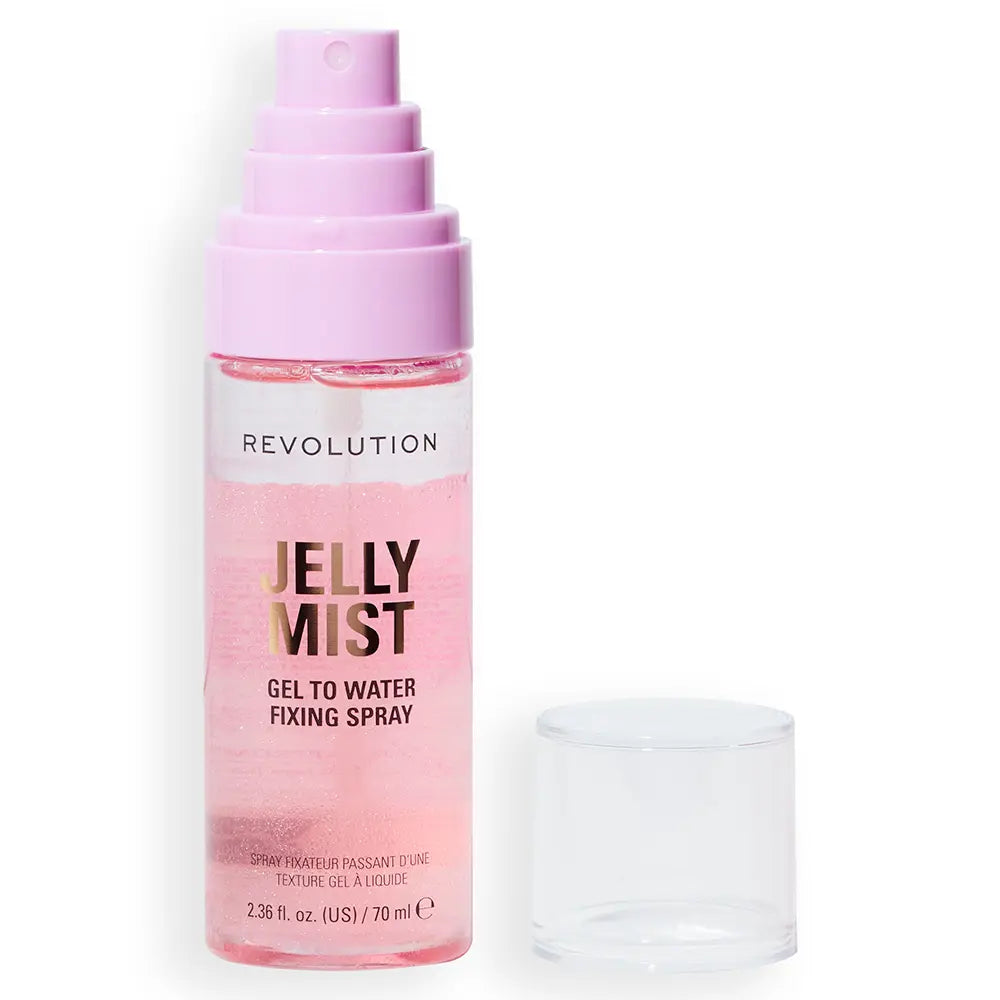 REVOLUTION MAKE UP-JELLY MIST gel to water fixing spray 70 ml-DrShampoo - Perfumaria e Cosmética