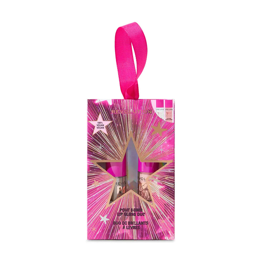 REVOLUTION MAKE UP-POUT BOMB BRILHO LABIAL VOLUMIZADOR PACOTE COM 2 UNIDADES-DrShampoo - Perfumaria e Cosmética