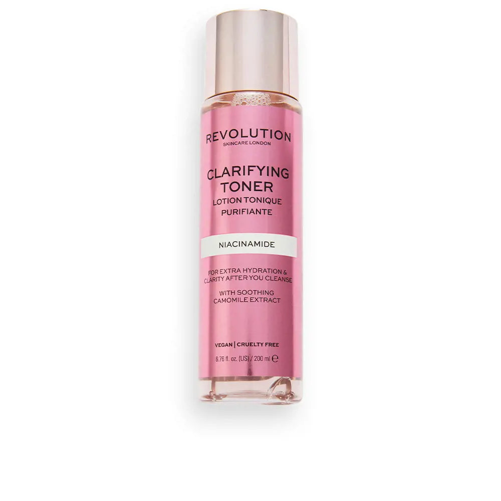 REVOLUTION SKINCARE-NIACINAMIDE TONIC tónico clarificante 200 ml-DrShampoo - Perfumaria e Cosmética
