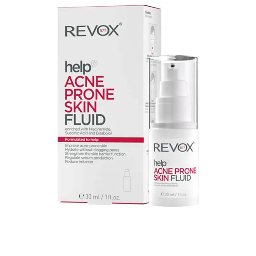 REVOX B77-FLUIDO PARA PELE COM ACNE 30 ml-DrShampoo - Perfumaria e Cosmética