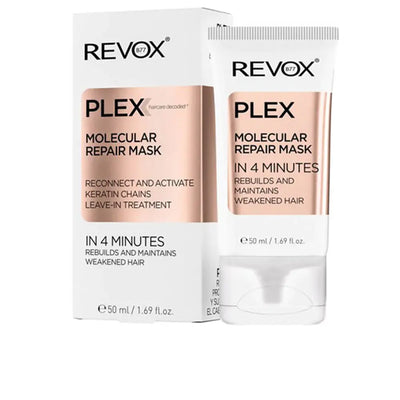 REVOX B77-Máscara de reparo molecular PLEX 50 ml-DrShampoo - Perfumaria e Cosmética
