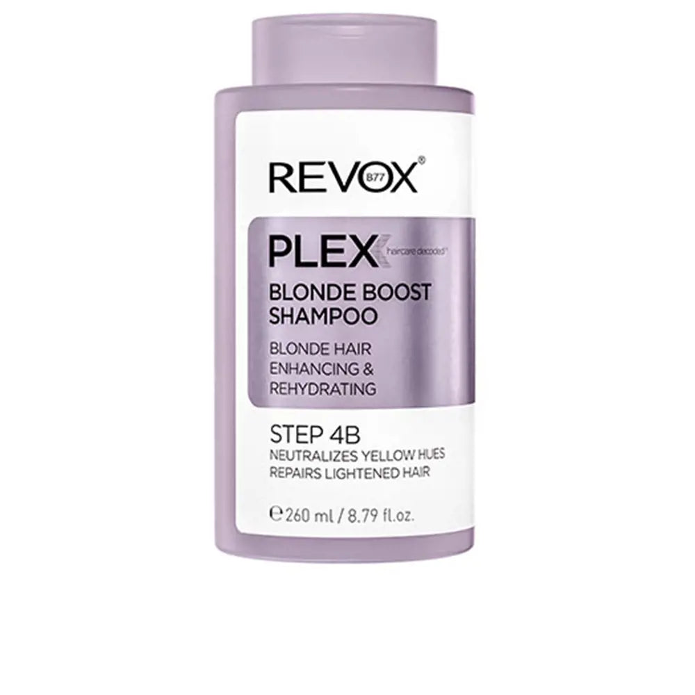 REVOX B77-Shampoo PLEX loiro intensificador passo 4b 260 ml-DrShampoo - Perfumaria e Cosmética