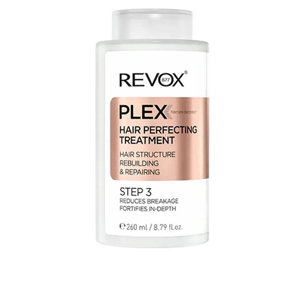 REVOX B77-Tratamento de aperfeiçoamento capilar PLEX passo 3 260 ml.-DrShampoo - Perfumaria e Cosmética