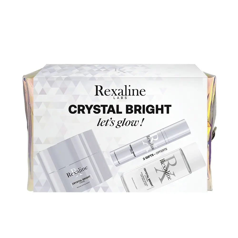 REXALINE-CRYSTAL BRIGHT CREMA ESTUCHE 4 pz-DrShampoo - Perfumaria e Cosmética