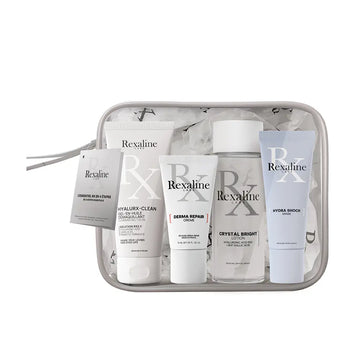 REXALINE-ESTOJO ESSENCIAL REXALINE LABS COM 5 PEÇAS-DrShampoo - Perfumaria e Cosmética Imagem principal do produto