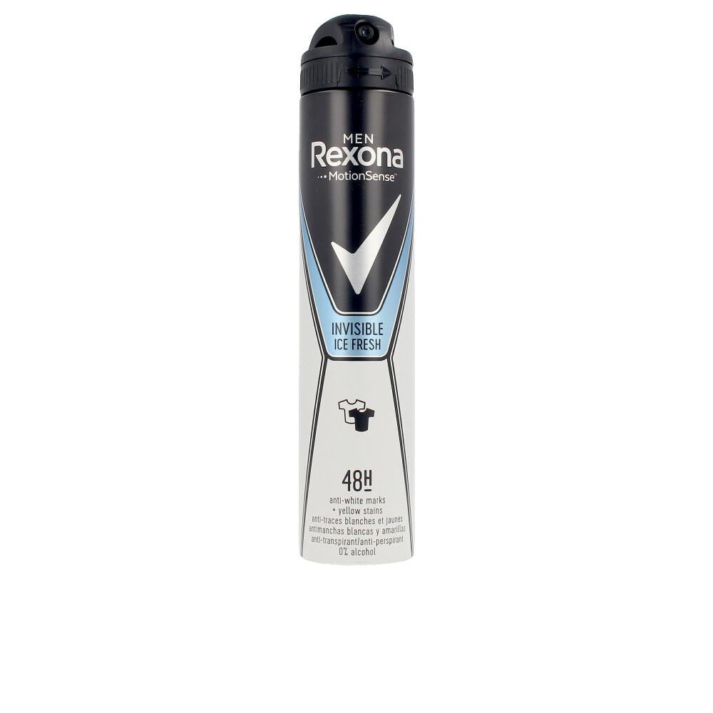 REXONA-Spray desodorizante INVISIBLE ICE FRESH MEN 200 ml-DrShampoo - Perfumaria e Cosmética