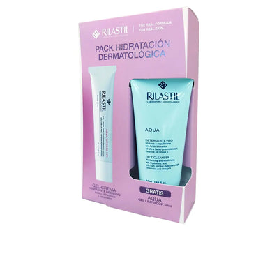 RILASTIL-AQUA INTENSE 72H + GEL DE LIMPEZA ESTOJO 2 unidades-DrShampoo - Perfumaria e Cosmética