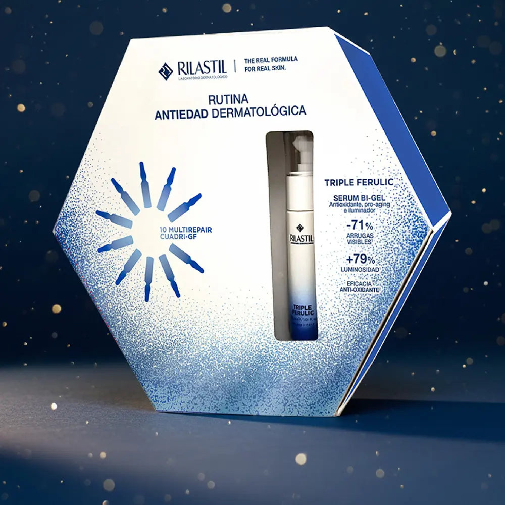 RILASTIL-CONJUNTO ANTI-ENVELHECIMENTO TRIPLE FERULIC 2 pcs.-DrShampoo - Perfumaria e Cosmética