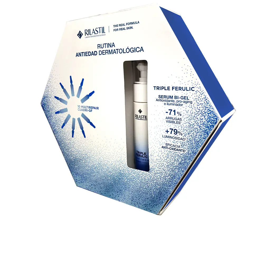 RILASTIL-CONJUNTO ANTI-ENVELHECIMENTO TRIPLE FERULIC 2 pcs.-DrShampoo - Perfumaria e Cosmética