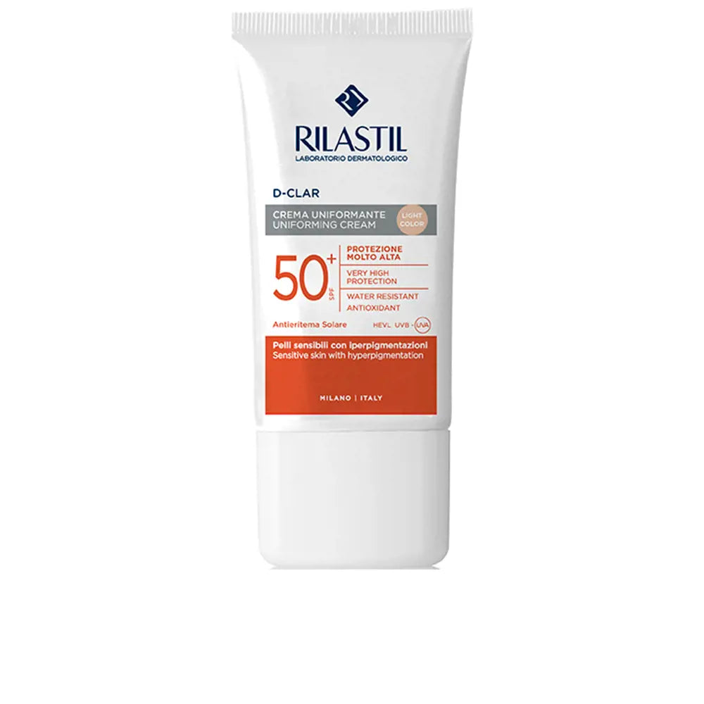 RILASTIL-CREME UNIFICANTE SUN SYSTEM D CLARA SPF50 LEVE 40 ml-DrShampoo - Perfumaria e Cosmética