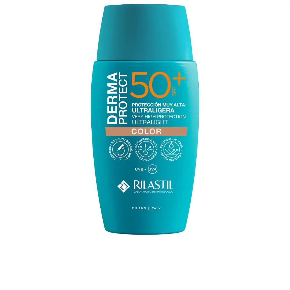 RILASTIL-DERMAPROTECT protetor solar ultraleve com cor FPS50+ 50 ml.-DrShampoo - Perfumaria e Cosmética