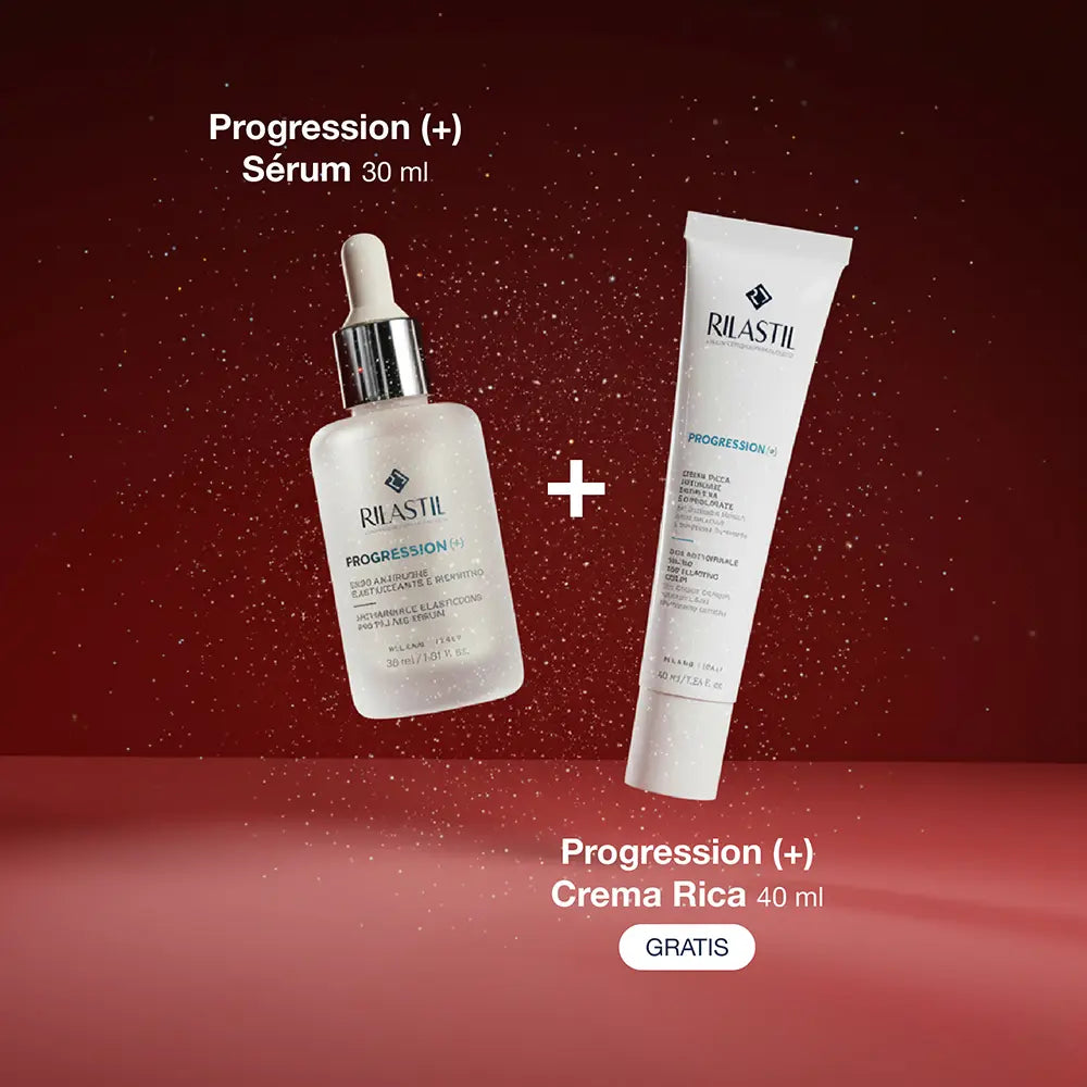 RILASTIL-PROGRESSION (+) ROTINA ANTI-RUGAS E ILUMINADORA - ESTOJO DE 2 PEÇAS-DrShampoo - Perfumaria e Cosmética