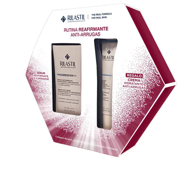RILASTIL-PROGRESSION (+) ROTINA ANTI-RUGAS E ILUMINADORA - ESTOJO DE 2 PEÇAS-DrShampoo - Perfumaria e Cosmética