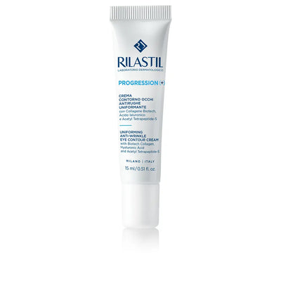 RILASTIL-PROGRESSION(+) contorno de olhos antirrugas 15 ml-DrShampoo - Perfumaria e Cosmética