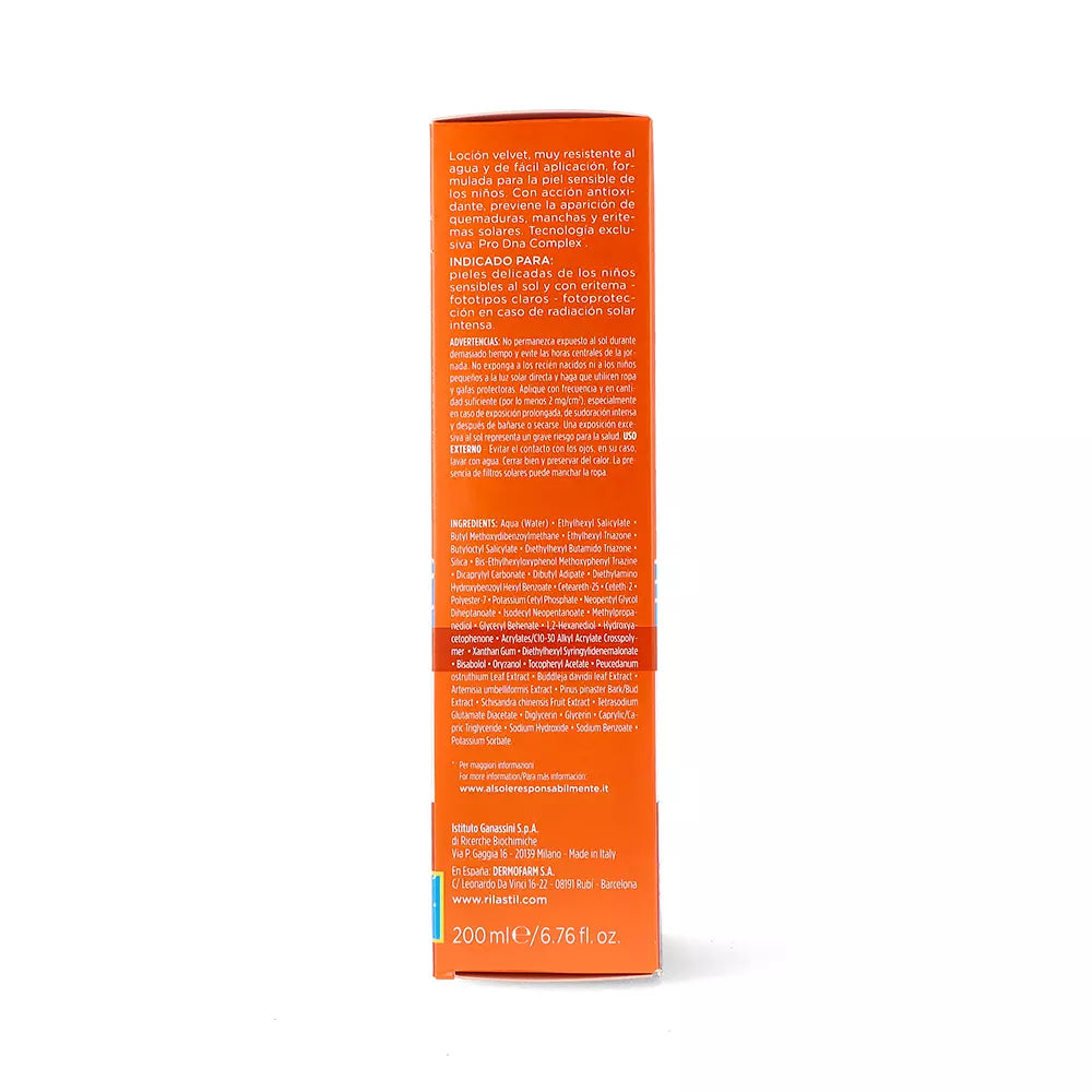 RILASTIL-SUN SYSTEM SPF50+ BABY leite velluto 200 ml-DrShampoo - Perfumaria e Cosmética
